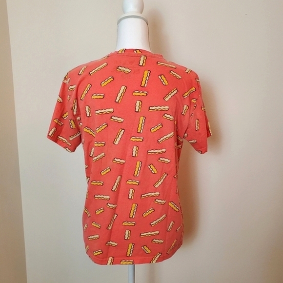 KnickerBocker Vintage Design Womens French Fry Pattern Crewneck T-shirt Medium - Picture 4 of 7